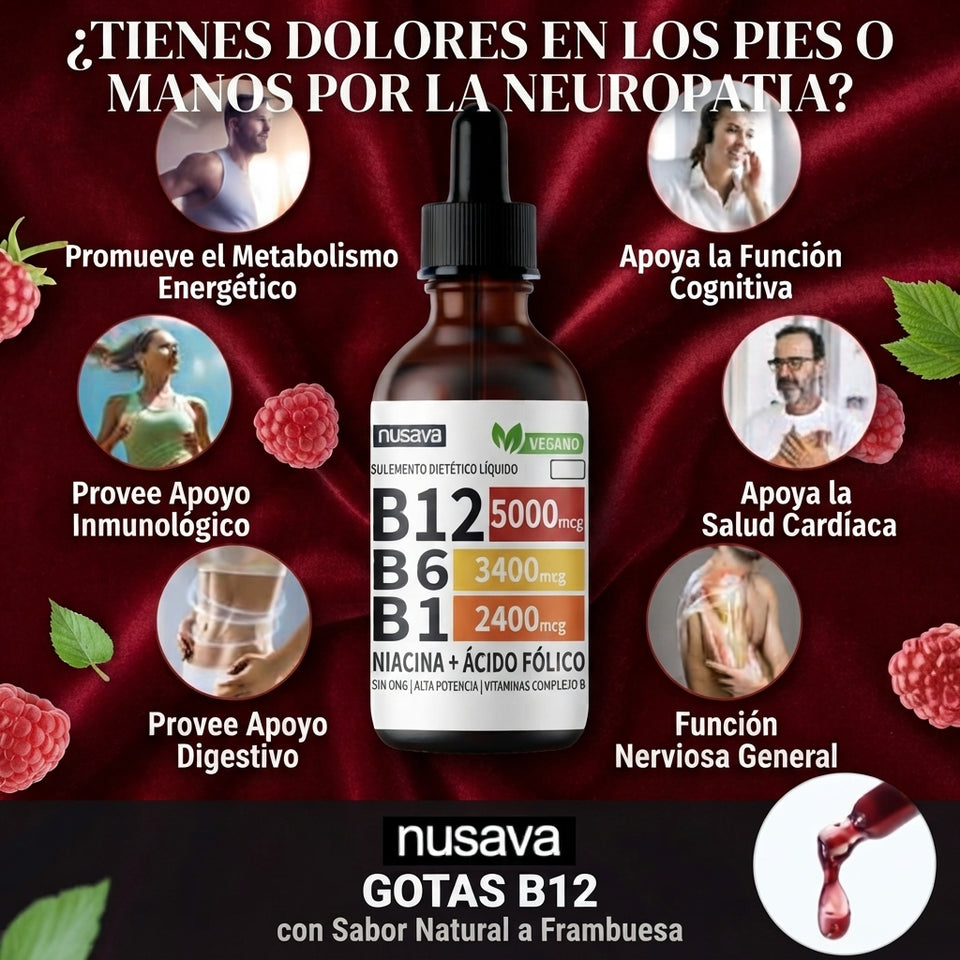 VITAMINA B12 NUSAVA CAJA X2